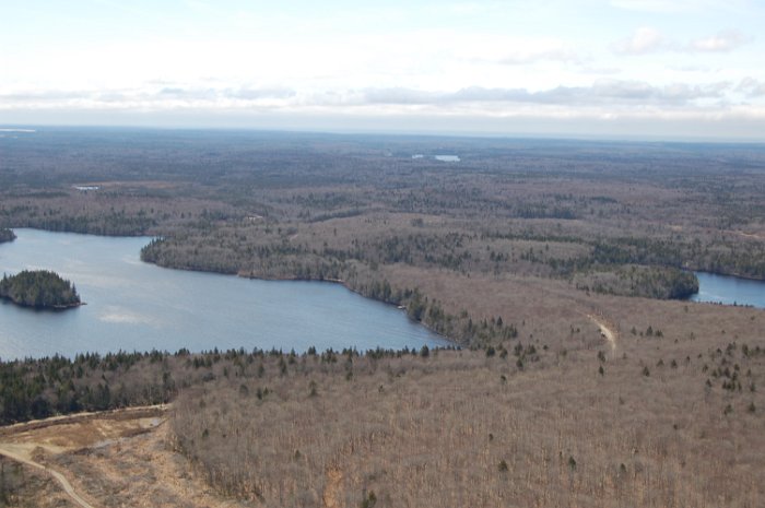Immobilien Kanada Four Island Lake Flug April 2013 (3)